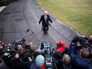 Donald Trump ante los medios