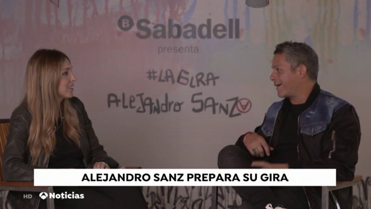 Alejandro Sanz nos abre las puertas de su casa en plenos ensayos de su  nueva gira