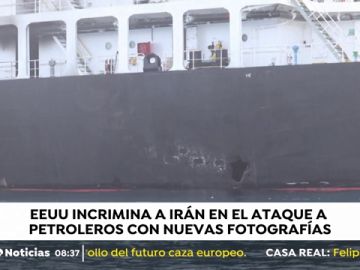 EEUU culpa con nuevas fotografías a Irán de los ataques a los petroleros