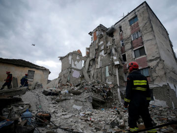 Terremoto en Albania