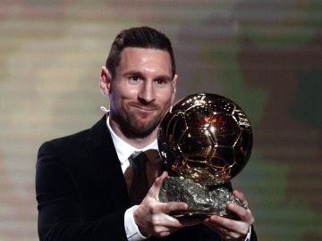 Messi, con el Balón de Oro