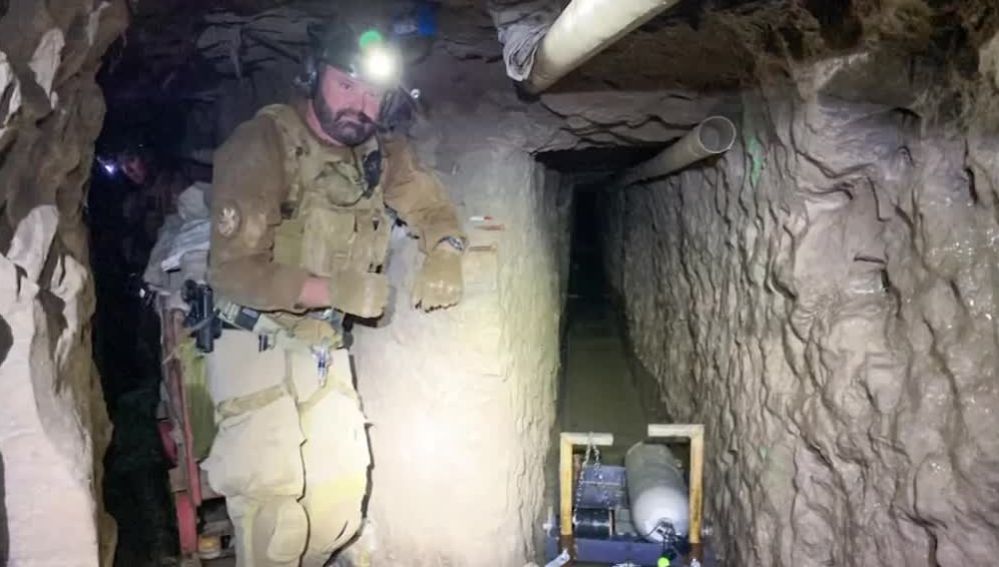 La Policía fronteriza de Estados Unidos descubre el 'narco túnel' más largo entre México y California