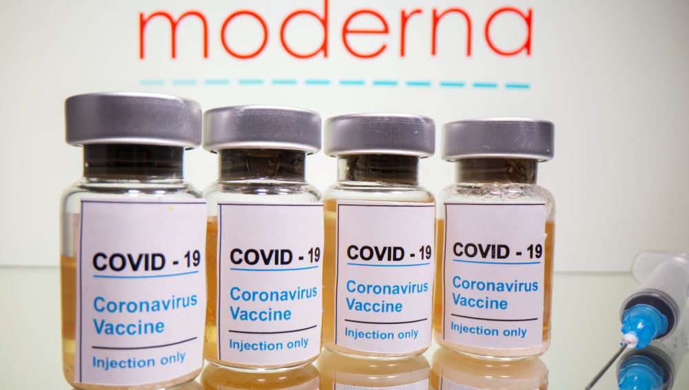 Imagen de la vacuna de Moderna contra el coronavirus