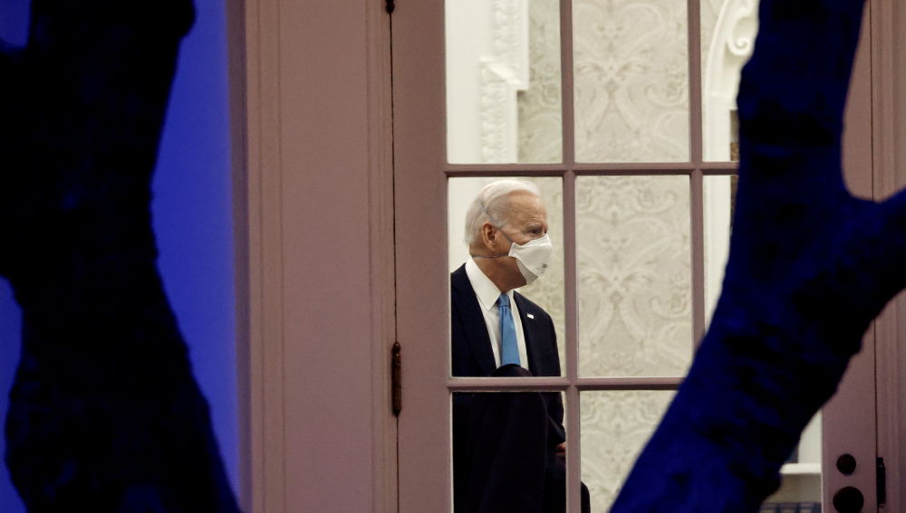Joe Biden, en el Despacho Oval de la Casa Blanca