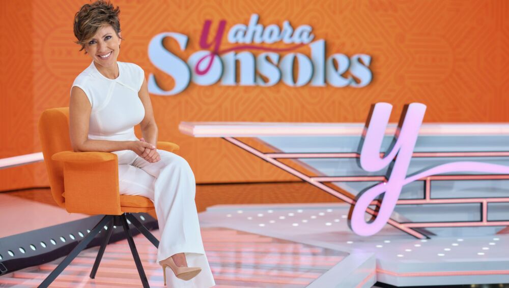 Sonsoles Ónega en el plató del programa que se estrenará pronto en Antena 3