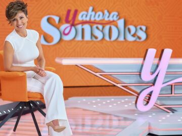 Sonsoles Ónega en el plató del programa que se estrenará pronto en Antena 3
