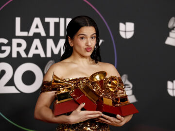 Rosalía, en la celebración de los últimos Premios Grammy.