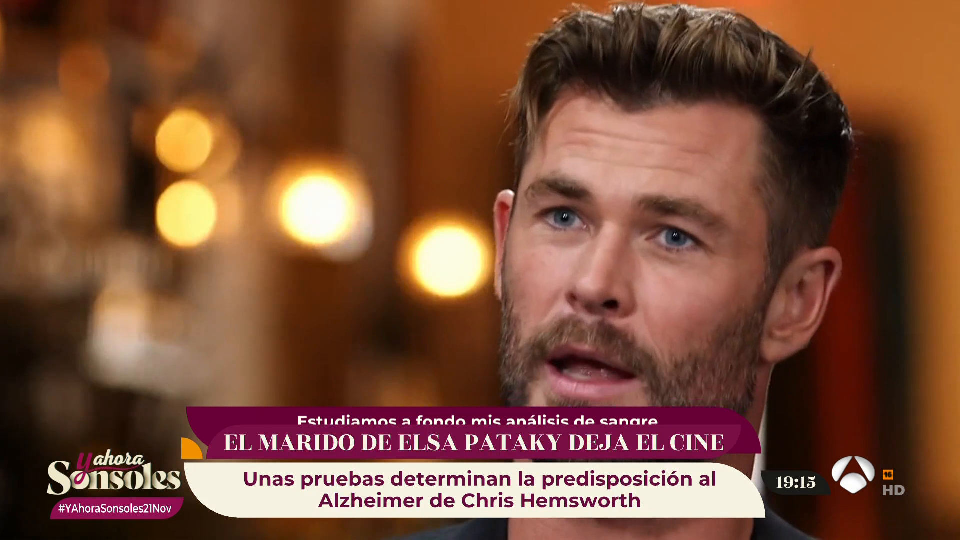 El actor Chris Hemsworth hace una pausa en su carrera al descubrir que  tiene riesgo elevado de desarrollar Alzheimer - BBC News Mundo