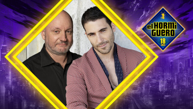 Miguel Ángel Silvestre y Juan José Campanella en El Hormiguero Miguel Ángel Silvestre y Juan José Campanella en El Hormiguero