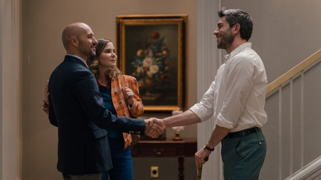 Andrés y Begoña fingen no conocerse frente a Jesús Andrés y Begoña fingen no conocerse frente a Jesús