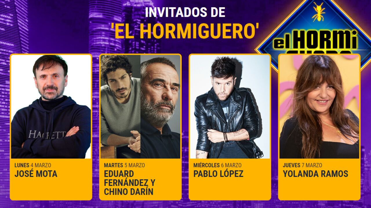 Pablo López, Chino Darín y Yolanda Ramos son algunos de los invitados