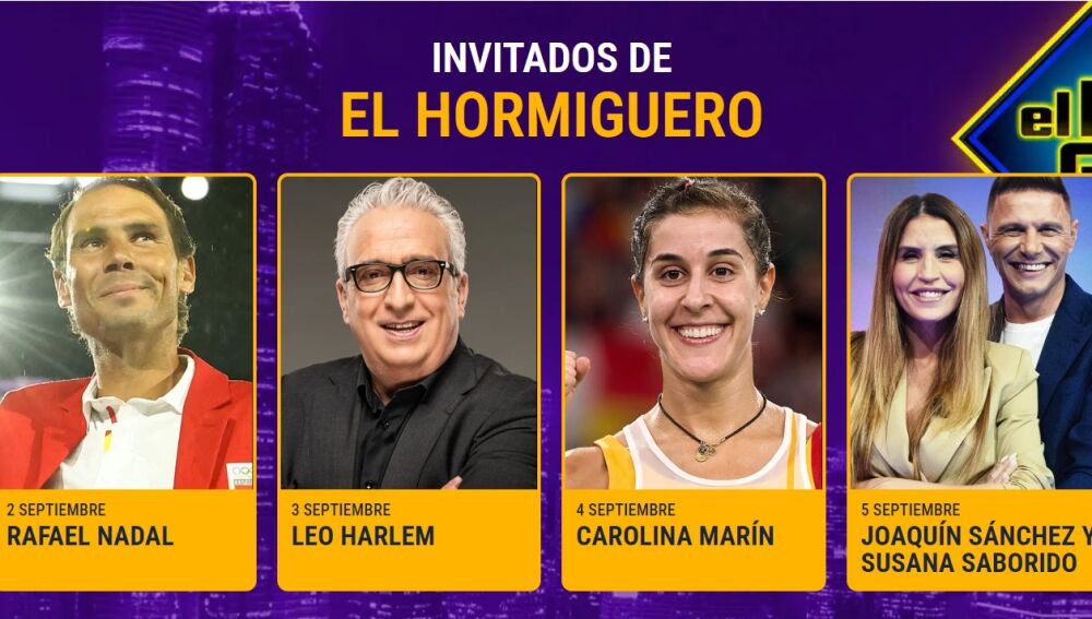 Invitados de El Hormiguero