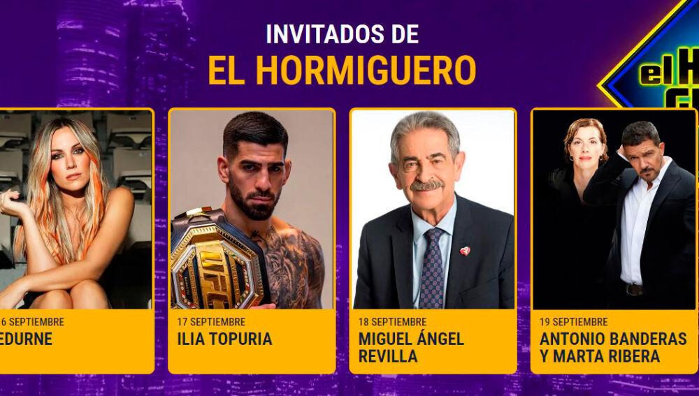 Invitados de El Hormiguero