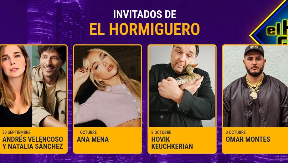 Invitados de El Hormiguero