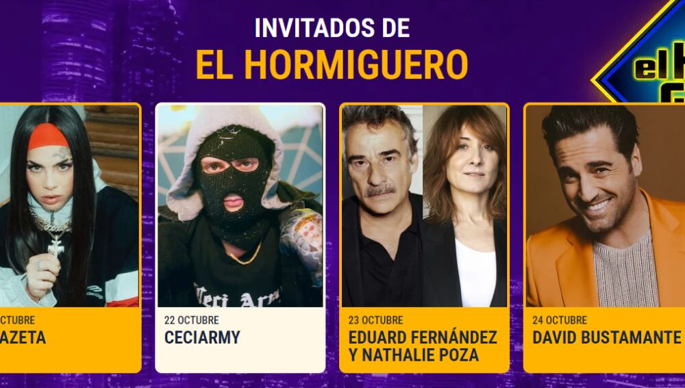 Invitados de El Hormiguero