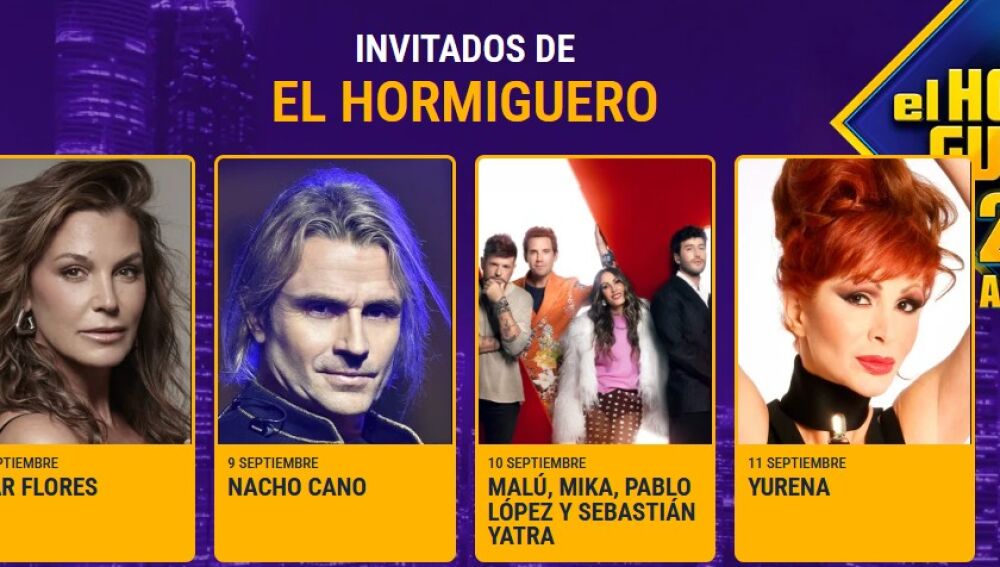 Invitados de El Hormiguero