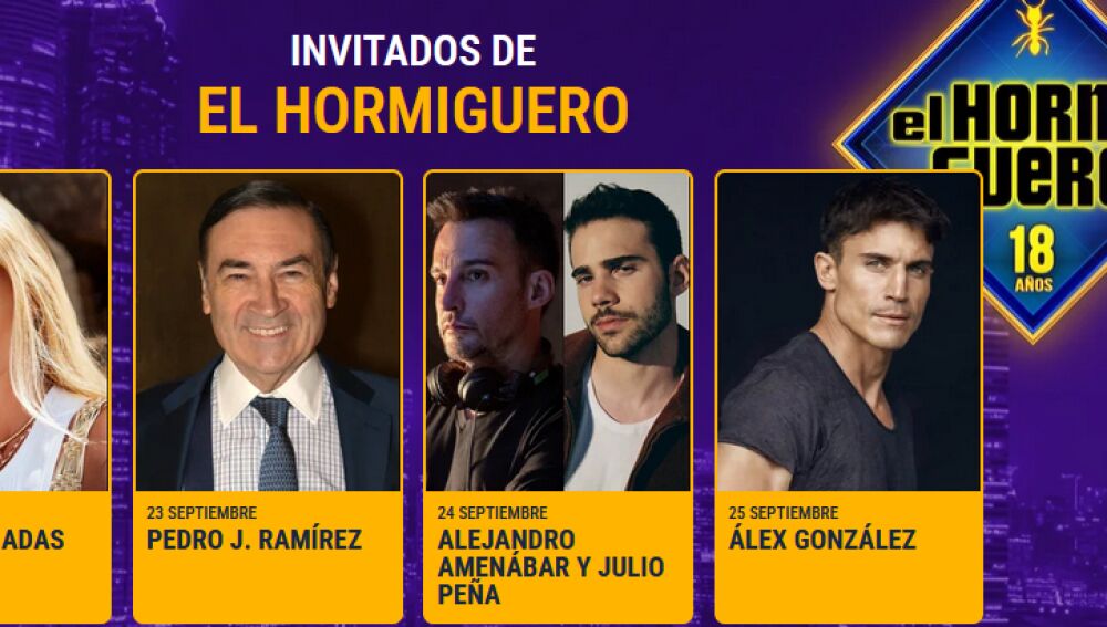 Invitados de 'El homiguero'