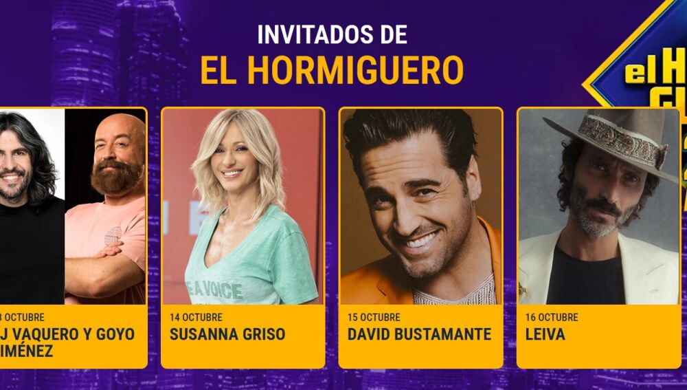 Invitados de 'El Hormiguero'