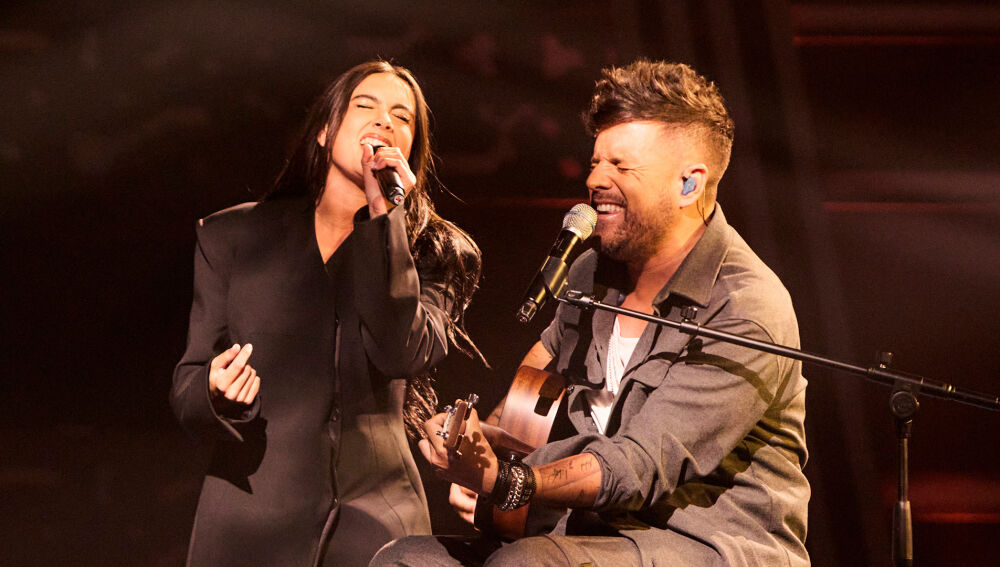 Chiara Oliver y Pablo López, en La Voz 2025