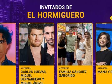 Invitados de 'El Hormiguero' Invitados de 'El Hormiguero'