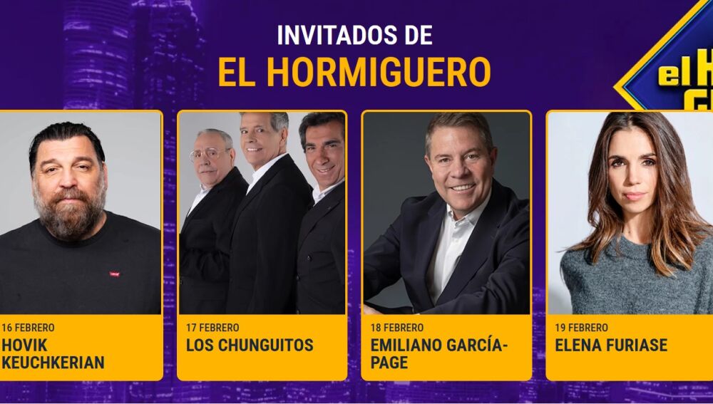Invitados de 'El Hormiguero'