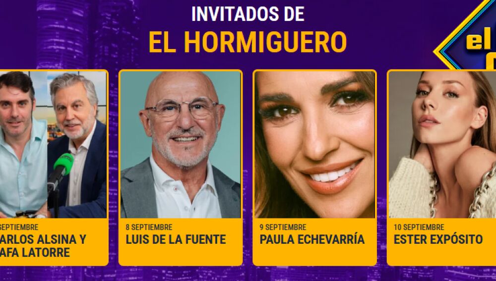INVITADOS DE EL HORMIGUERO